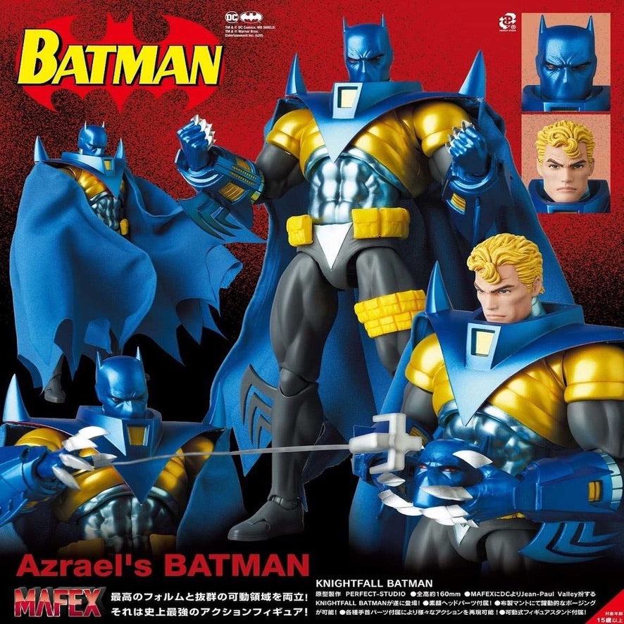 Medicom Toy MAFEX No. 144 Batman: Knightfall Azrael Batman Action Figu