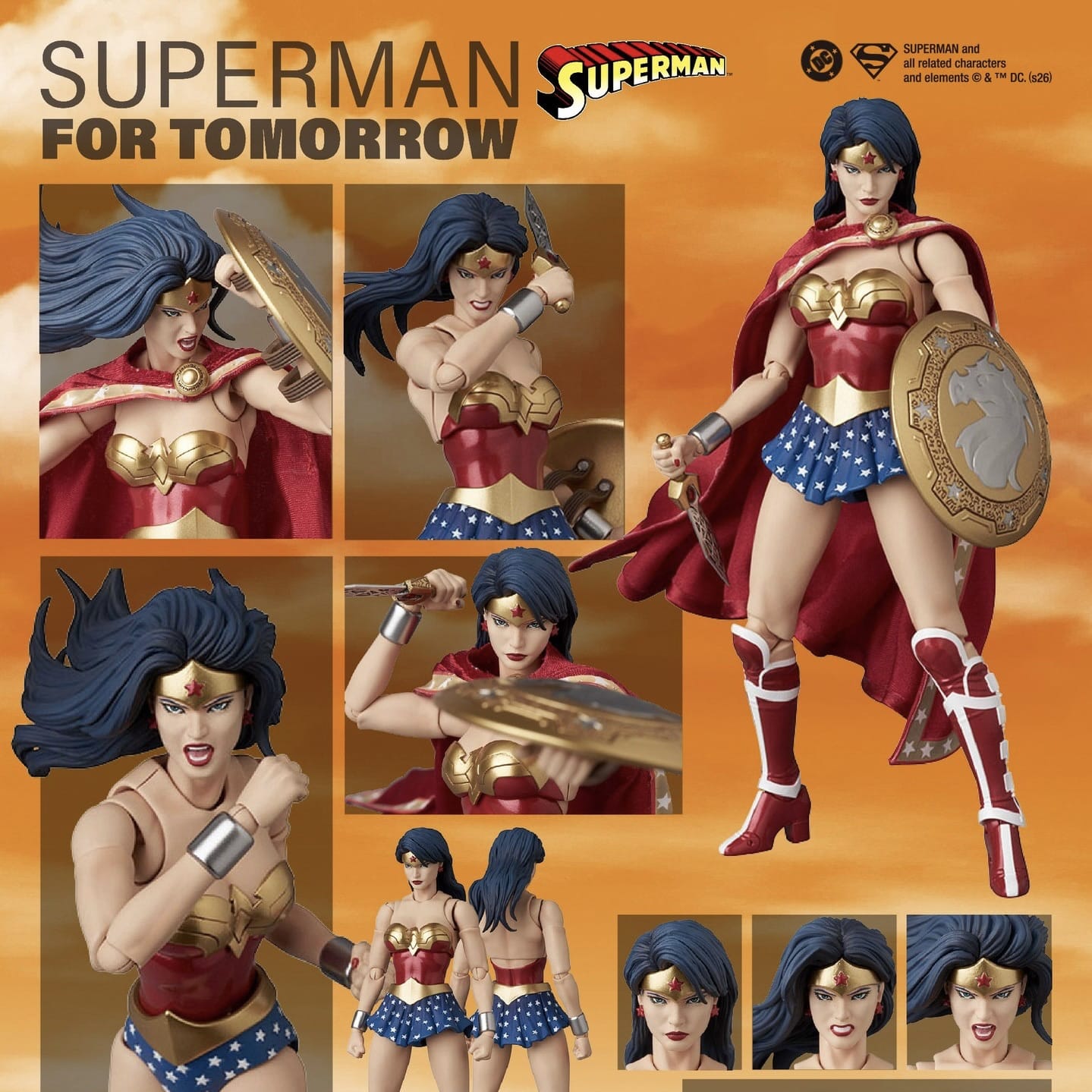 MAFEX No. 318 Superman: For Tomorrow Wonder Woman Action Figure