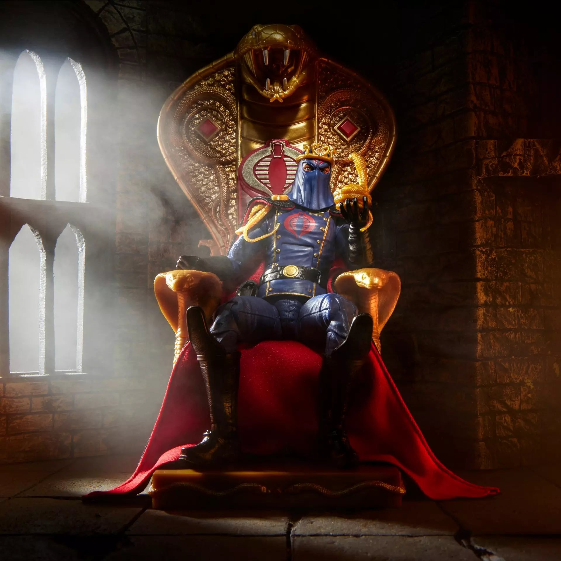 G.I. Joe Classified Series #221 Cobra Commander (Dress Uniform and Throne) Action Figure Set