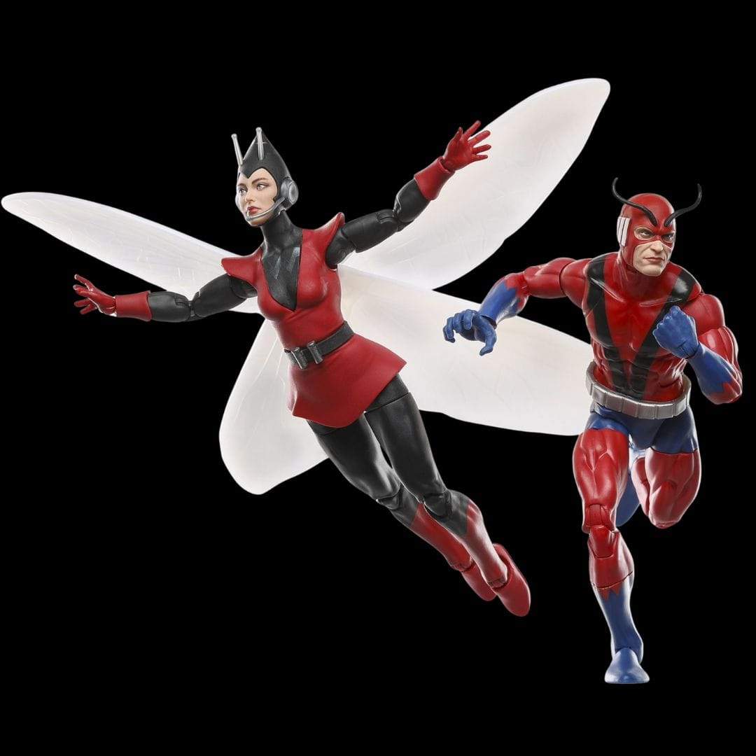 Marvel Legends Series Hank Pym (Giant-Man) & Janet Van Dyne (Wasp) Action Figure 2-Pack