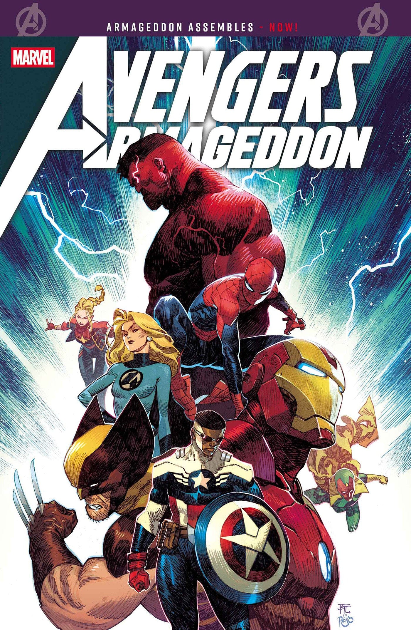 Avengers: Armageddon #1 Main Cover Dike Ruan Magic: The Gathering Card Polybag