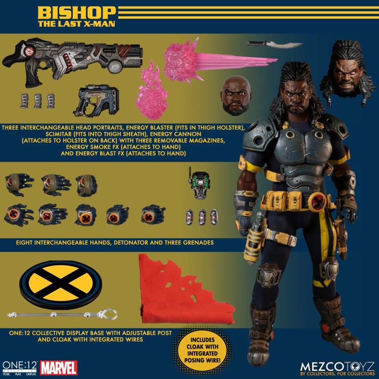 Mezco Toyz One:12 Collective Marvel Bishop Action Figure