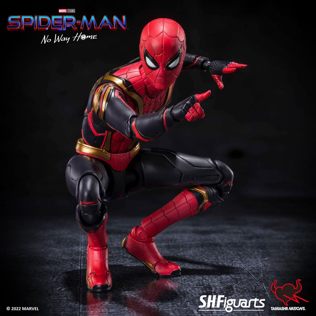 S.H.Figuarts Spider-Man: No Way Home Spider-Man Integrated Suit Final Battle Action Figure