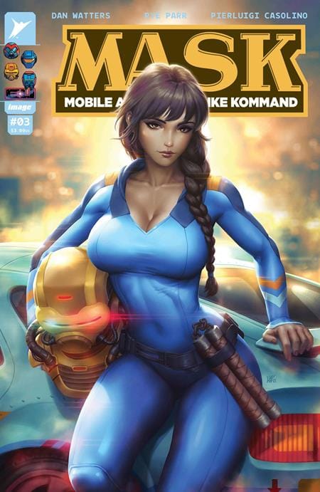 Image Comics M.A.S.K. # 3 Cover B Kendrick Kunkka Lim Variant