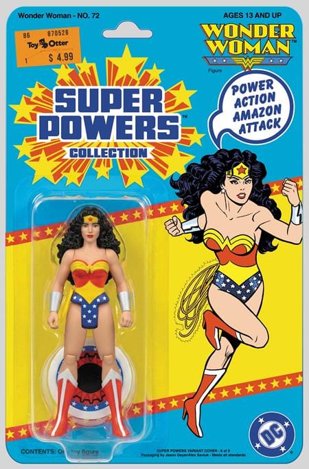 DC Comics, Inc. Wonder Woman #72 Facsimile Edition Cover B Jason Geyer & Alex Saviuk Wonder Woman Super Powers Card Stock Variant