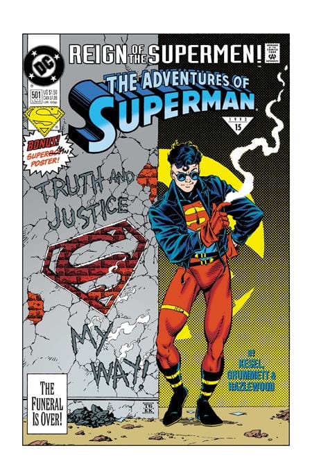 Adventures Of Superman #501 Facsimile Edition Cover A Tom Grummett