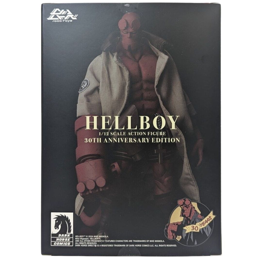 1000toys Hellboy 30th Anniversary Hellboy 1/12 Scale Action Figure