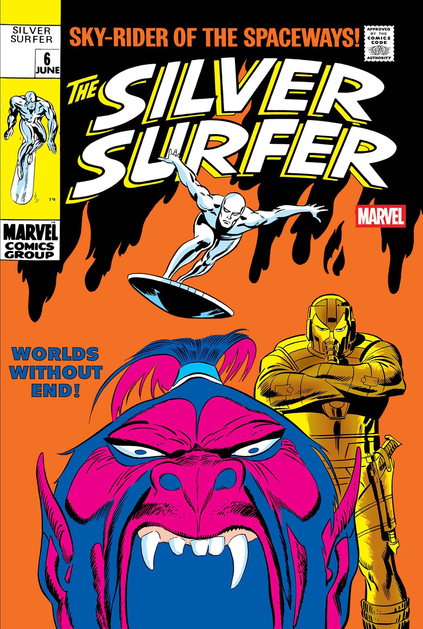 Silver Surfer #6 Facsimile Edition Main Cover John Buscema