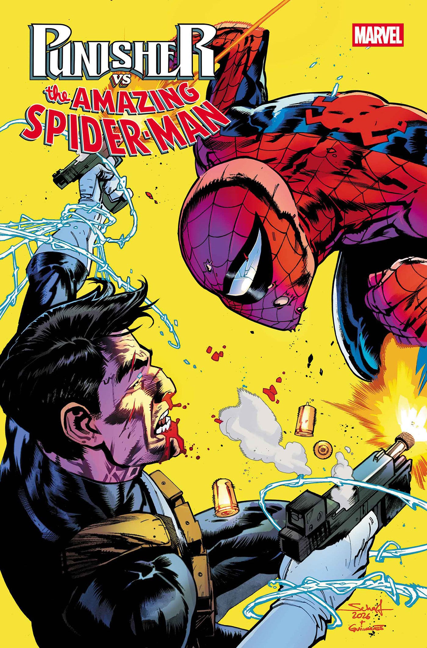 Punisher vs. Spider-Man #2 Main Cover Jonas Scharf
