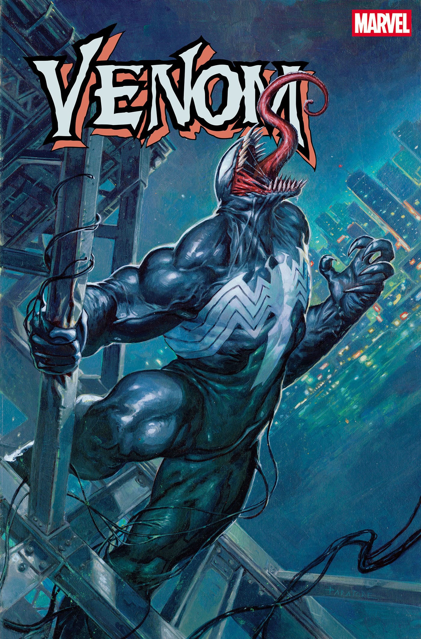 Venom #1 Main Cover Davide Paratore
