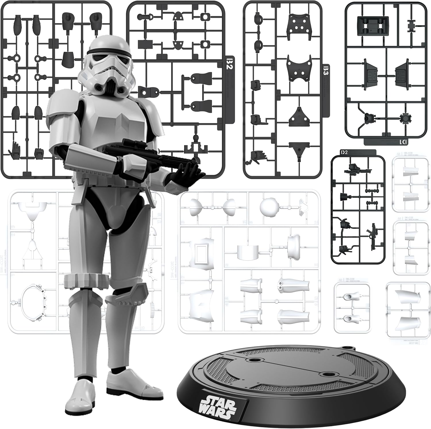 Star Wars The Empire Strikes Back Champion Class 02 Stormtrooper Model Kit Case Of 6