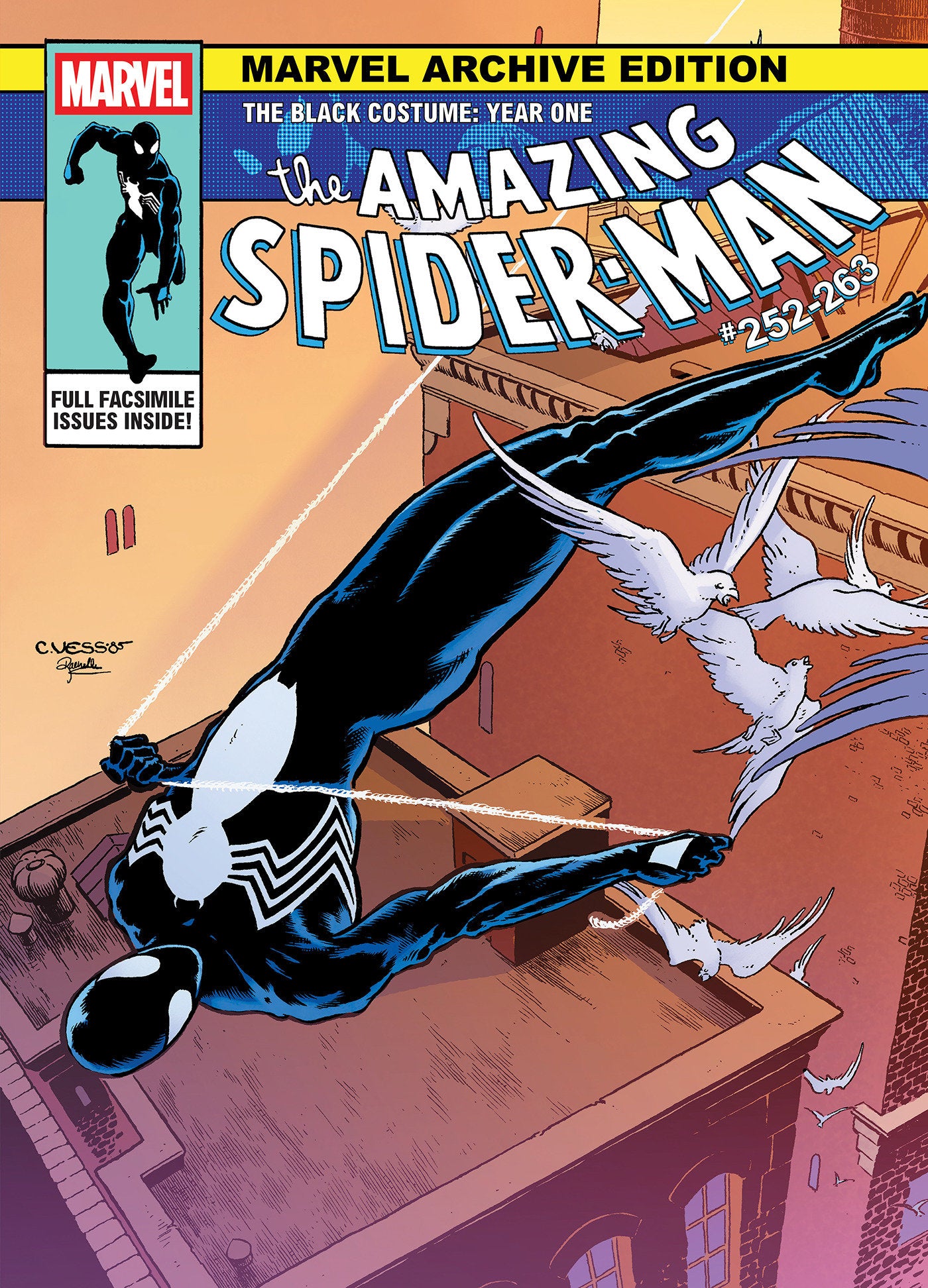 Marvel Archive Edition: Amazing Spider-Man - The Black Costume: Year One Gallery Edition Charles Vess Hidden Gem Cover (Direct Market Edition)