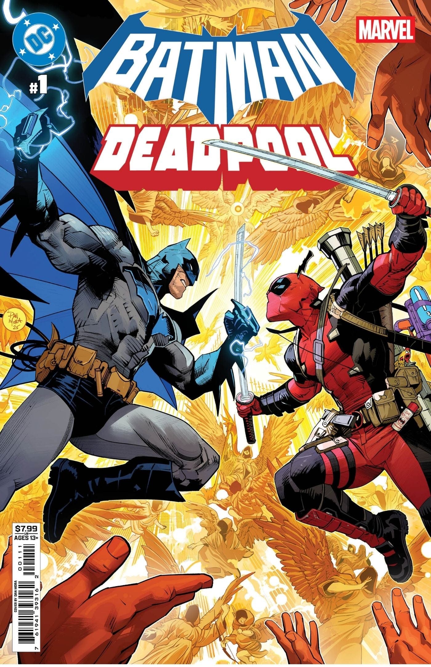 DC Marvel Batman Deadpool #1 Cover A Dan Mora