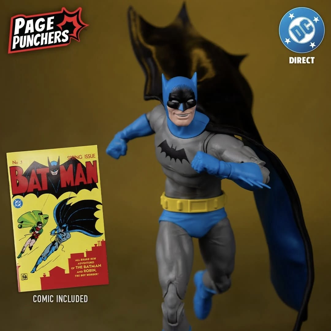 DC Page Punchers Batman #1 Batman 7-inch Action Figure with Comic Book