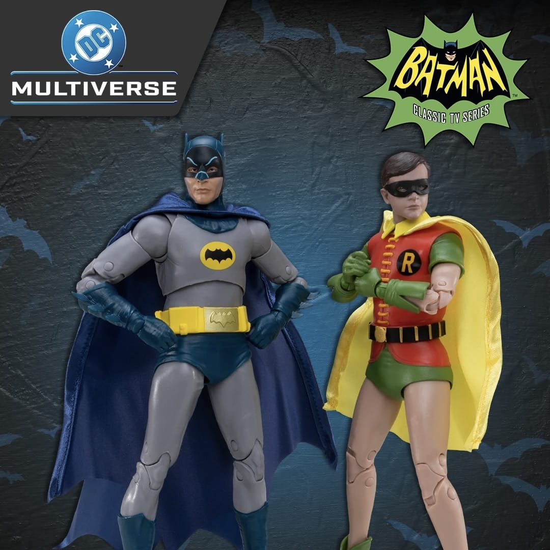 DC Multiverse McFarlane Collector Edition Batman and Robin (Batman Classic TV Series) Action Figure 2-Pack