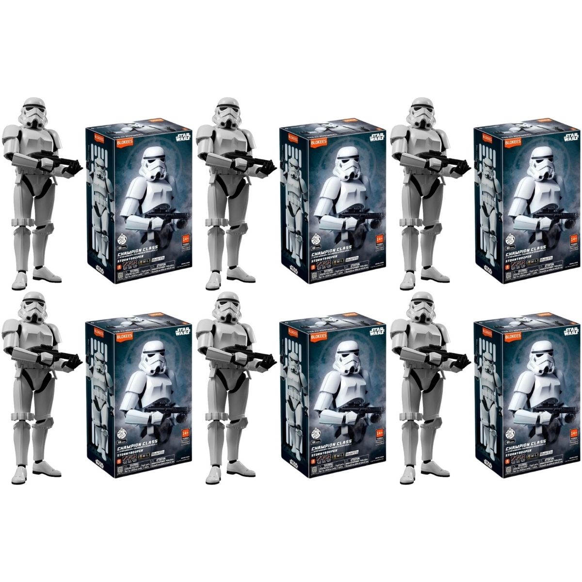 Star Wars The Empire Strikes Back Champion Class 02 Stormtrooper Model Kit Case Of 6