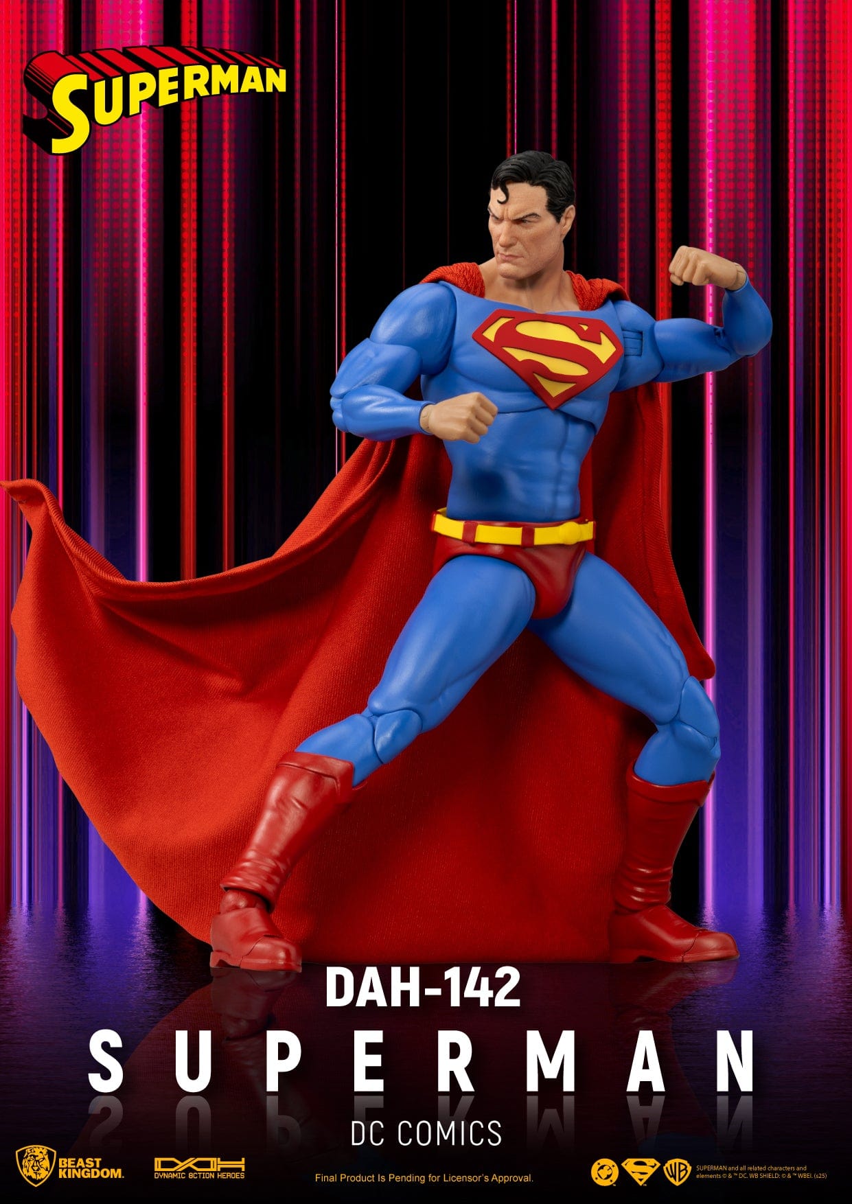 Beast Kingdom Dynamic 8ction DAH-142 DC Comic Superman Action Figure