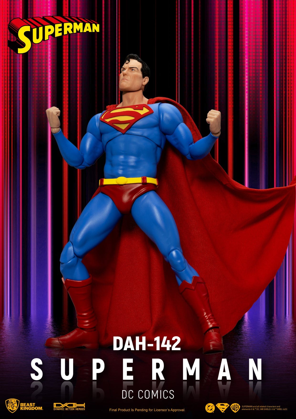 Beast Kingdom Dynamic 8ction DAH-142 DC Comic Superman Action Figure