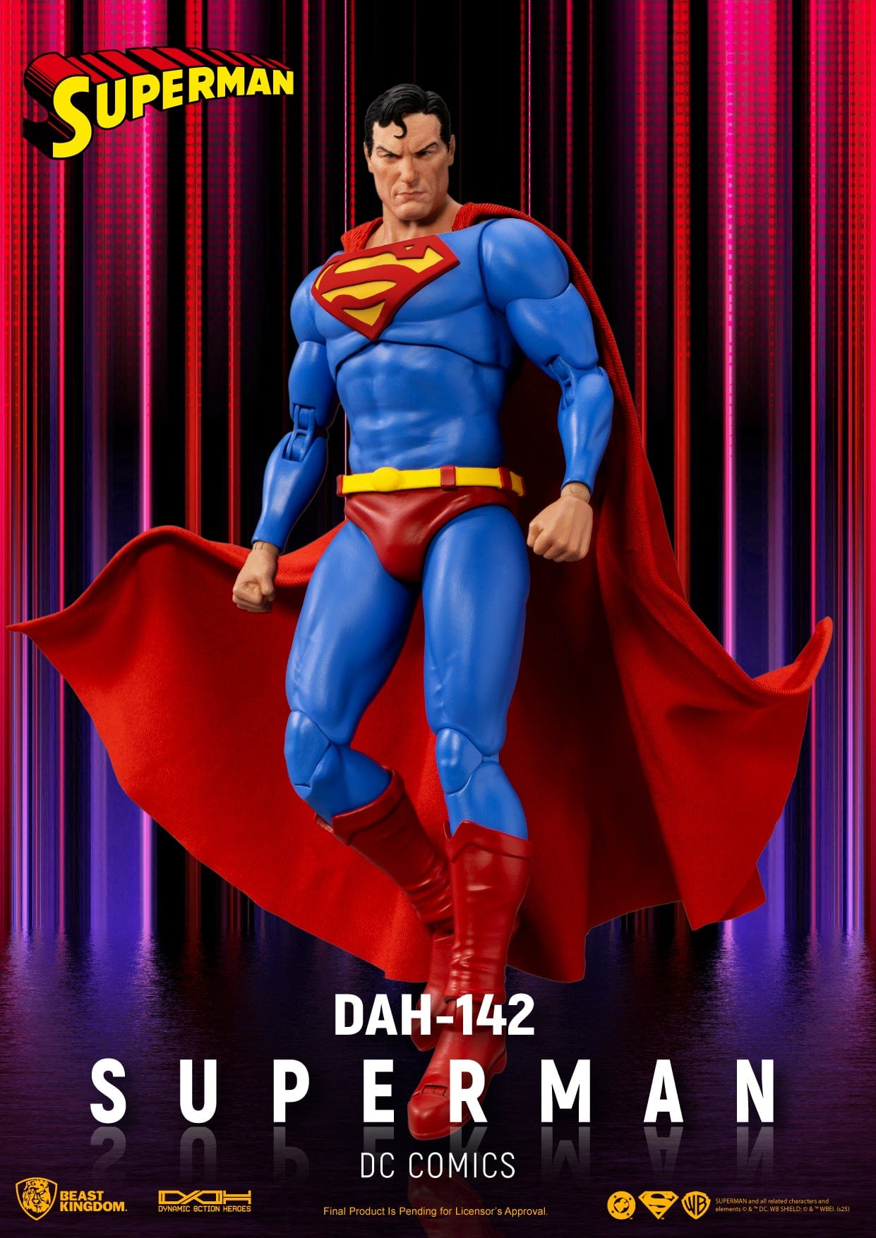 Beast Kingdom Dynamic 8ction DAH-142 DC Comic Superman Action Figure