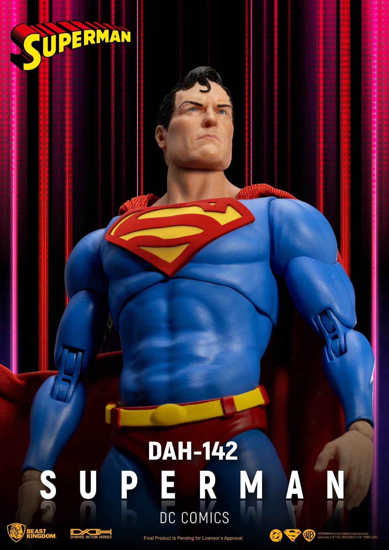 Beast Kingdom Dynamic 8ction DAH-142 DC Comic Superman Action Figure
