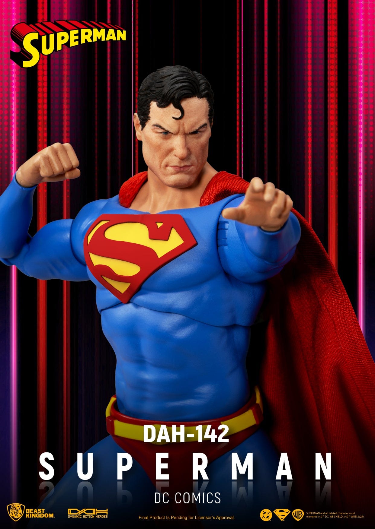 Beast Kingdom Dynamic 8ction DAH-142 DC Comic Superman Action Figure