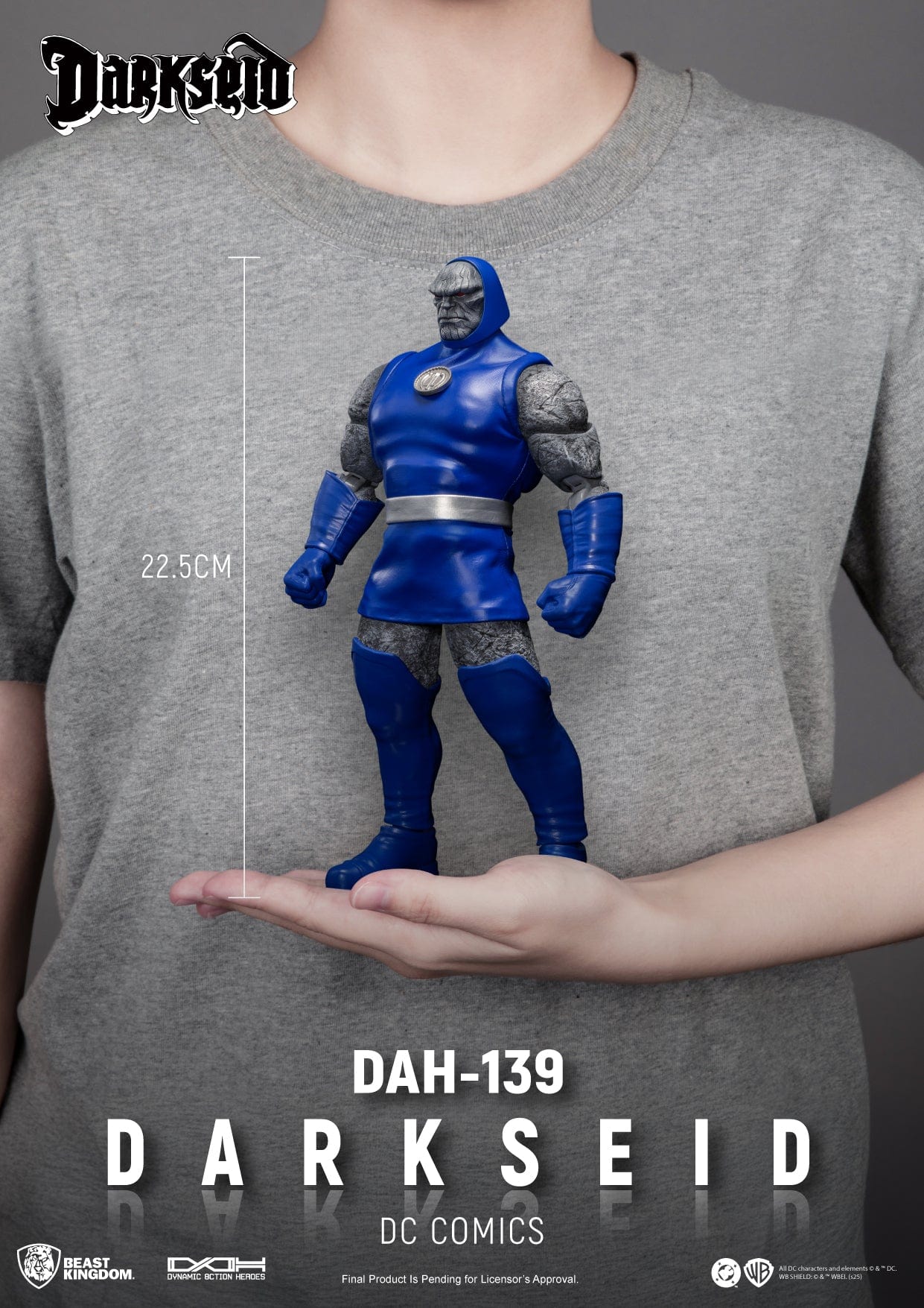 Beast Kingdom Dynamic 8ction Heroes DC Comics DAH-139 Darkseid Action Figure