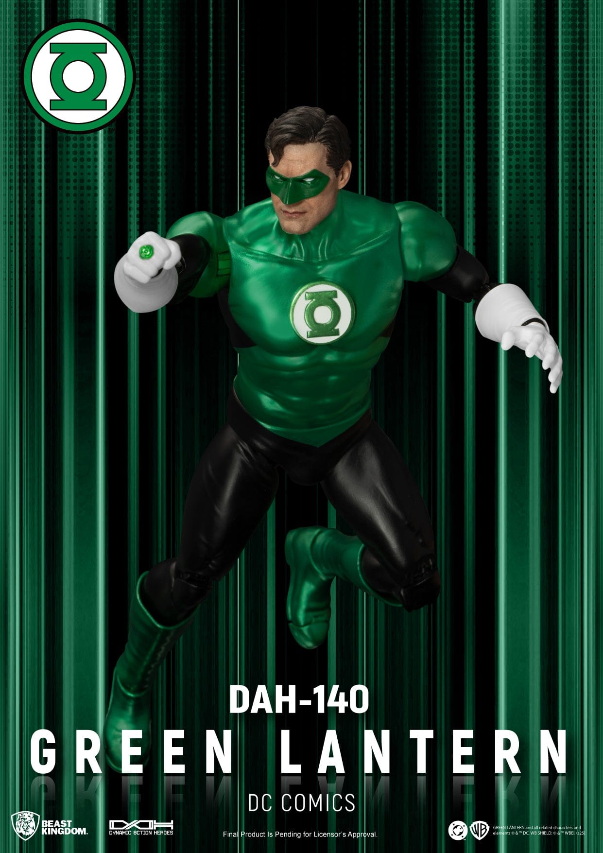 Beast Kingdom Dynamic 8ction Heroes DC Comics DAH-140 Green Lantern Action Figure