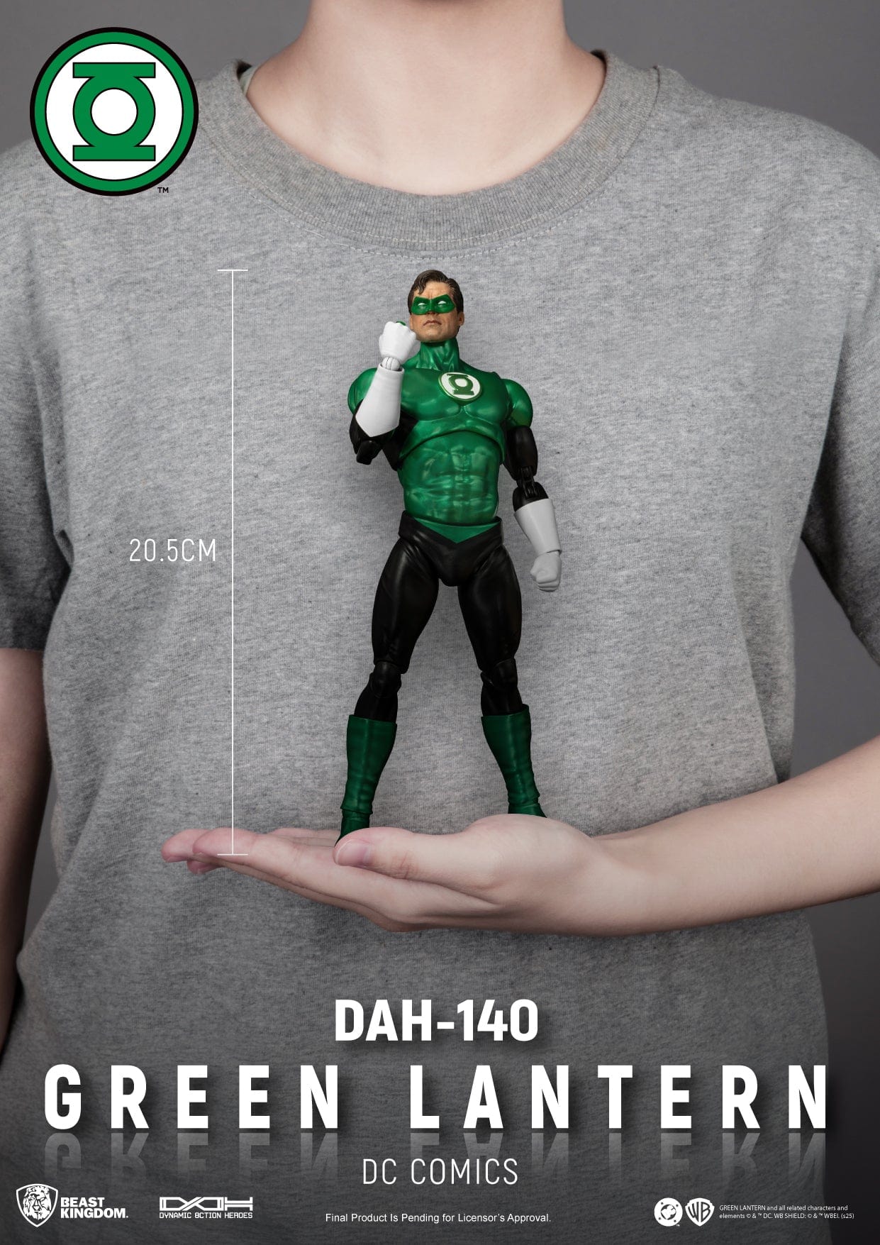 Beast Kingdom Dynamic 8ction Heroes DC Comics DAH-140 Green Lantern Action Figure