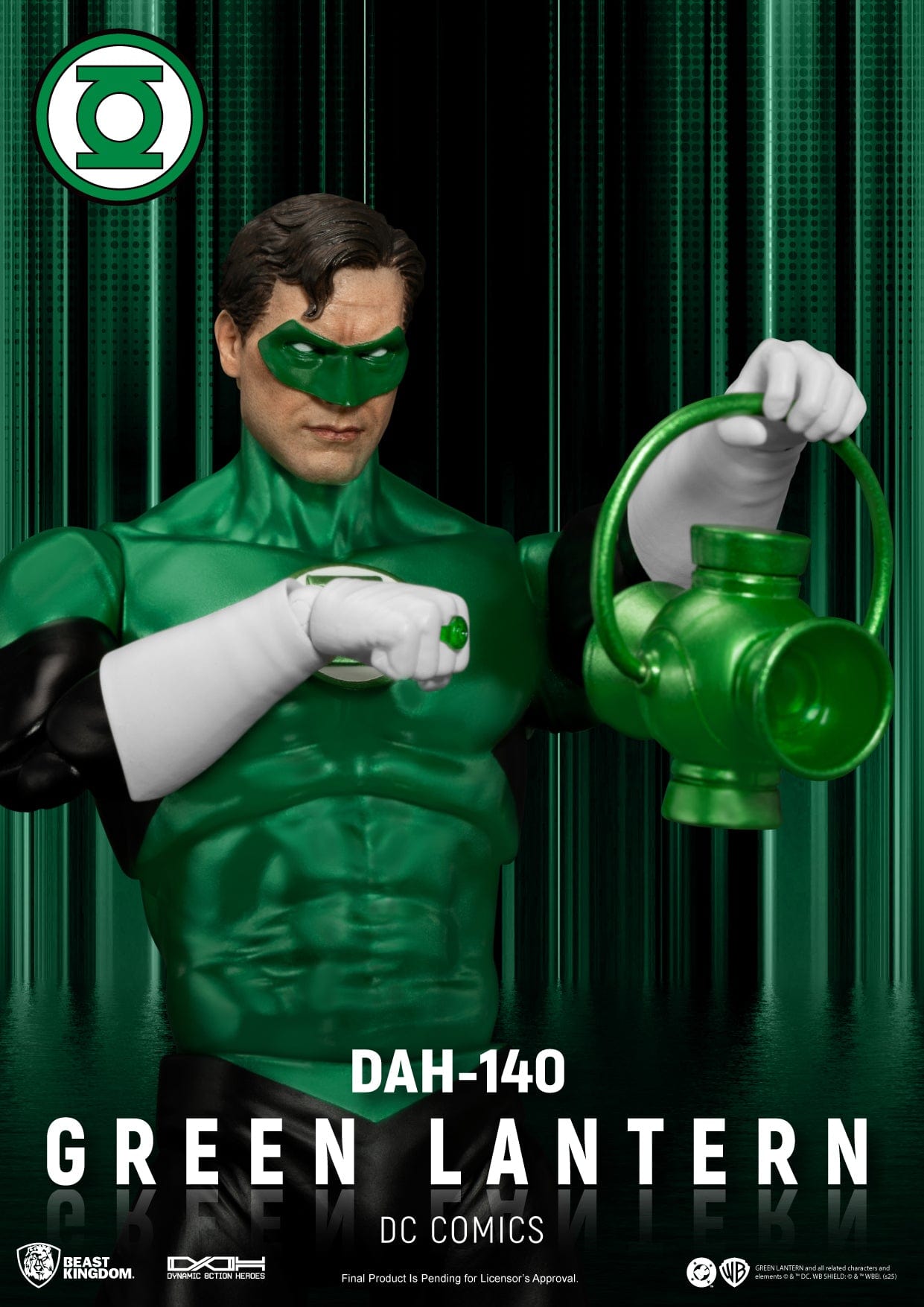 Beast Kingdom Dynamic 8ction Heroes DC Comics DAH-140 Green Lantern Action Figure