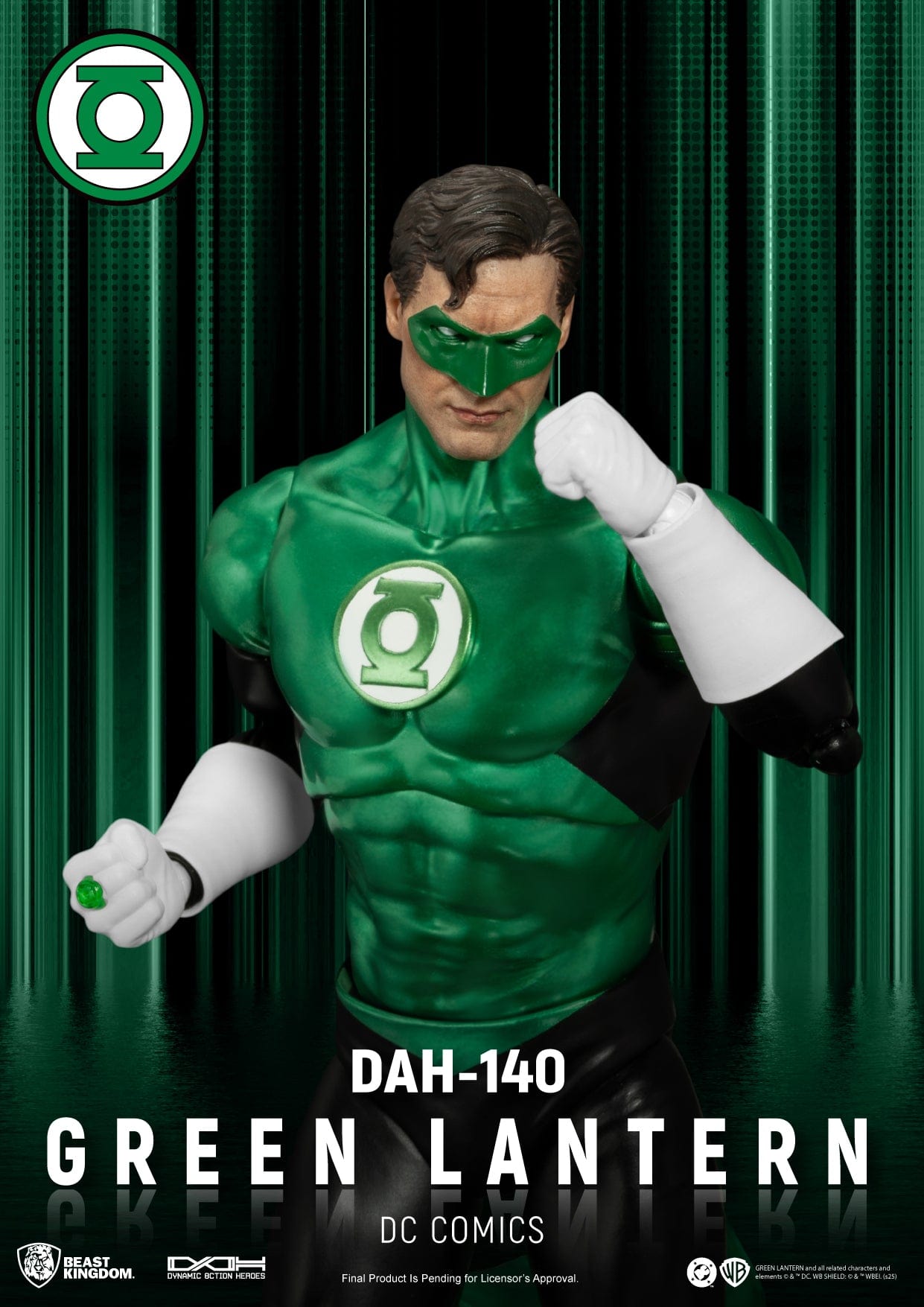 Beast Kingdom Dynamic 8ction Heroes DC Comics DAH-140 Green Lantern Action Figure
