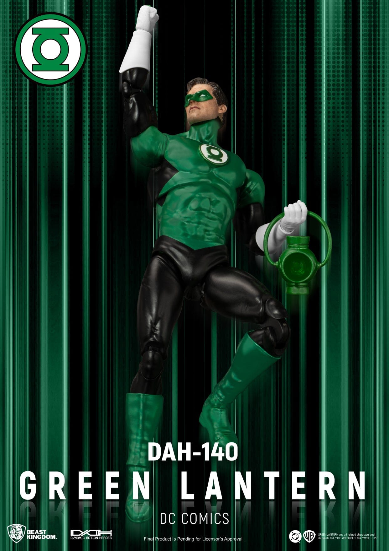 Beast Kingdom Dynamic 8ction Heroes DC Comics DAH-140 Green Lantern Action Figure