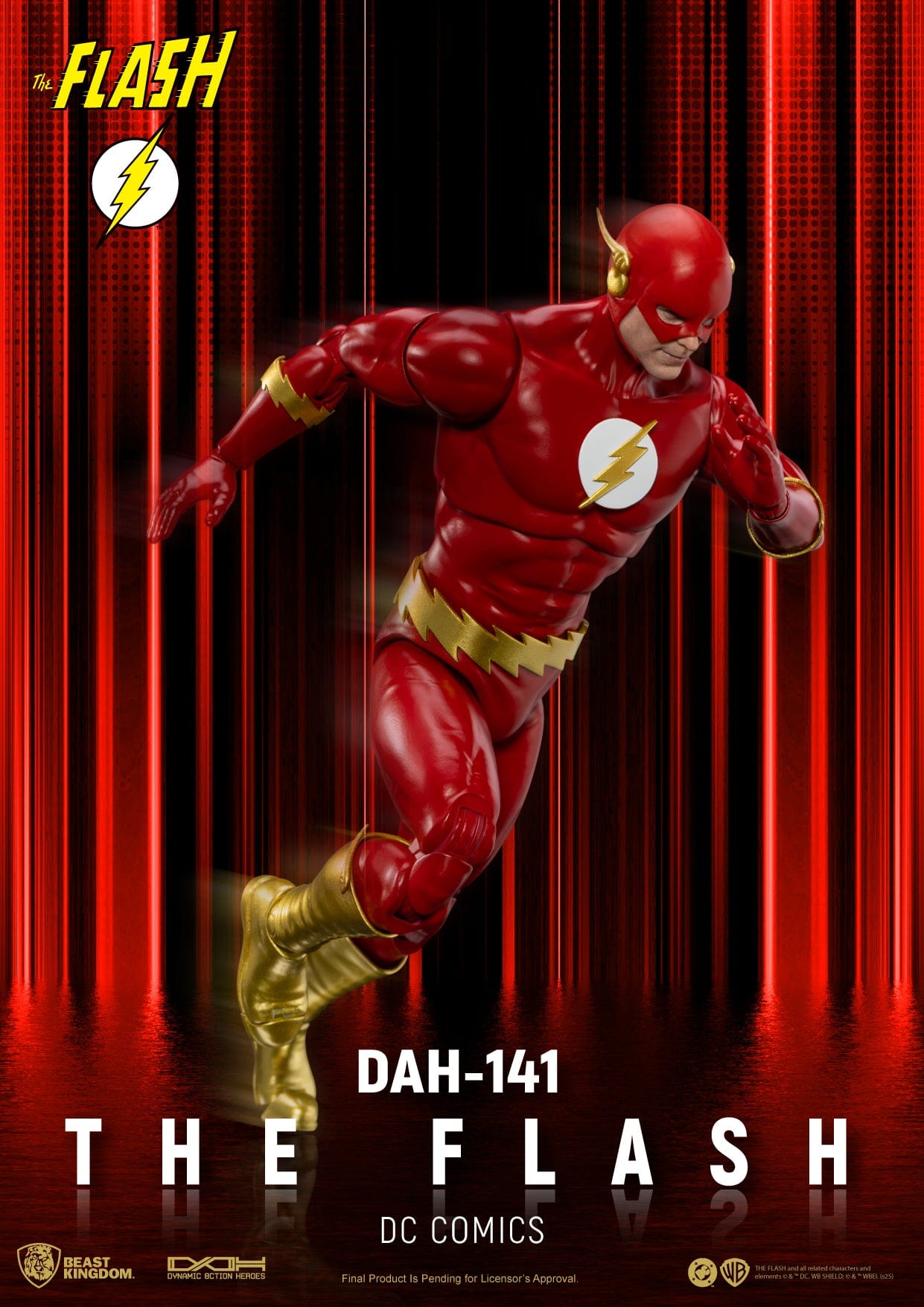 Beast Kingdom Dynamic 8ction Heroes DC Comics DAH-141 Flash Action Figure