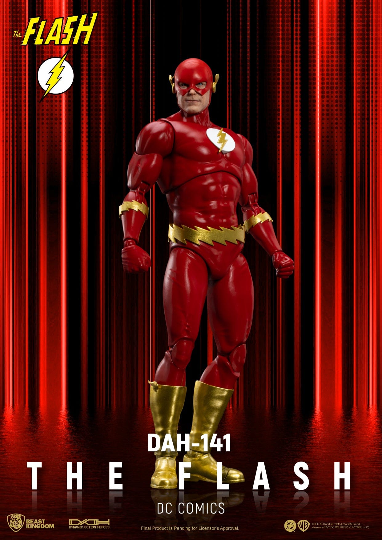 Beast Kingdom Dynamic 8ction Heroes DC Comics DAH-141 Flash Action Figure