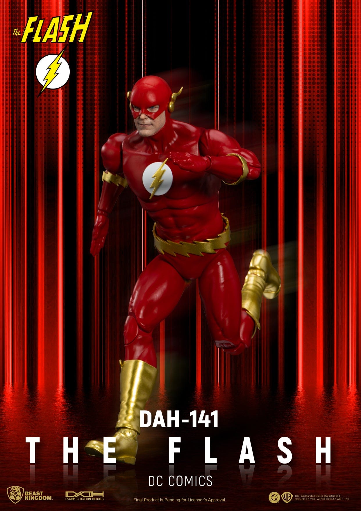 Beast Kingdom Dynamic 8ction Heroes DC Comics DAH-141 Flash Action Figure