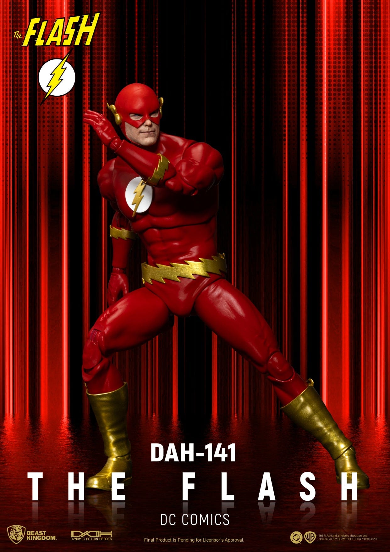 Beast Kingdom Dynamic 8ction Heroes DC Comics DAH-141 Flash Action Figure