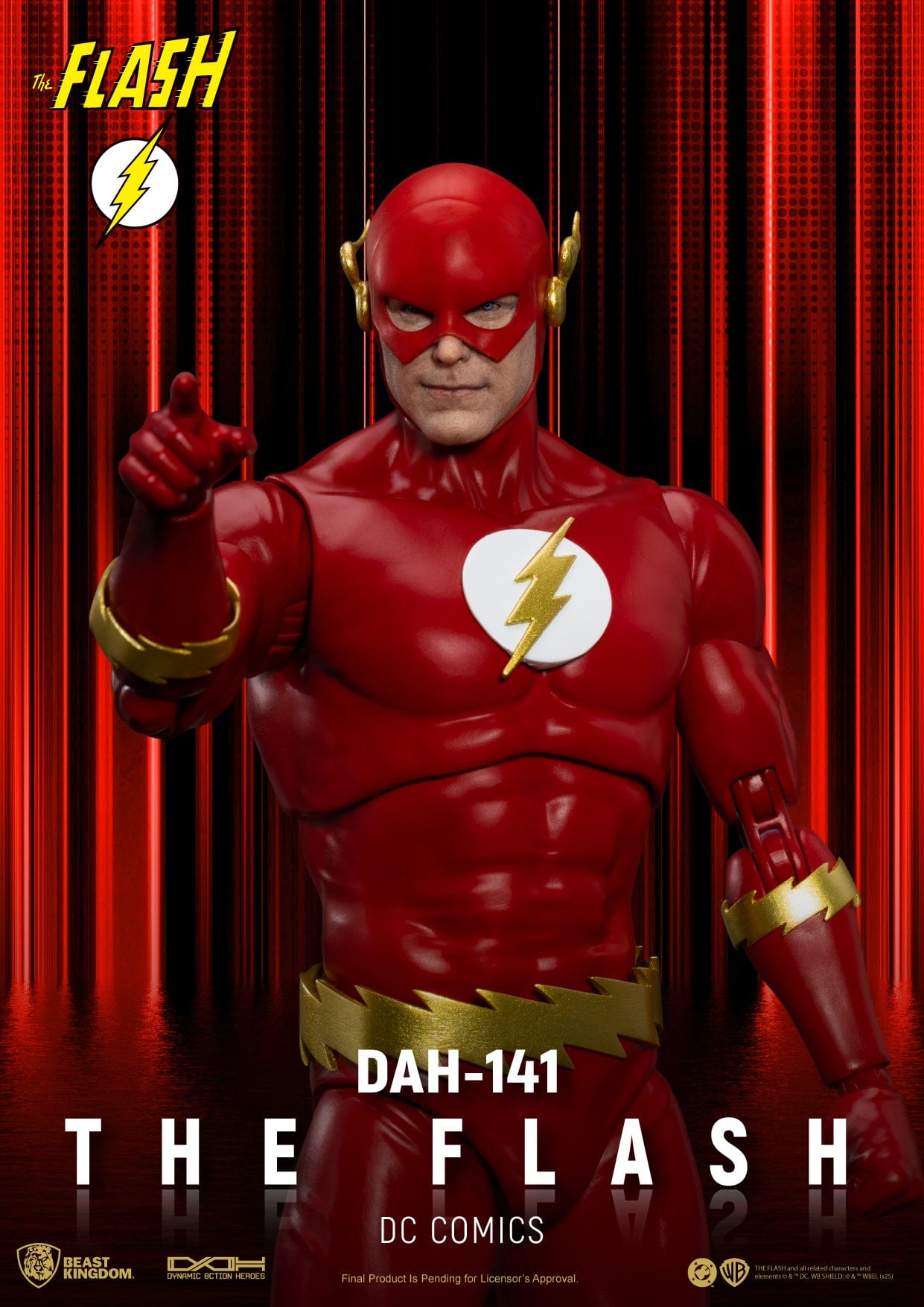 Beast Kingdom Dynamic 8ction Heroes DC Comics DAH-141 Flash Action Figure