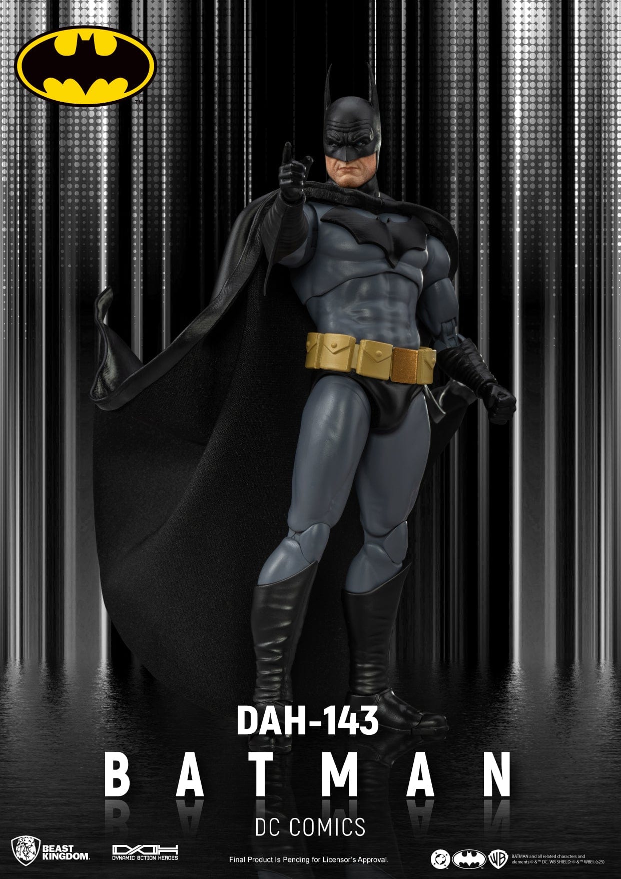 Beast Kingdom Dynamic 8ction Heroes DC Comics DAH-143 Batman Action Figure