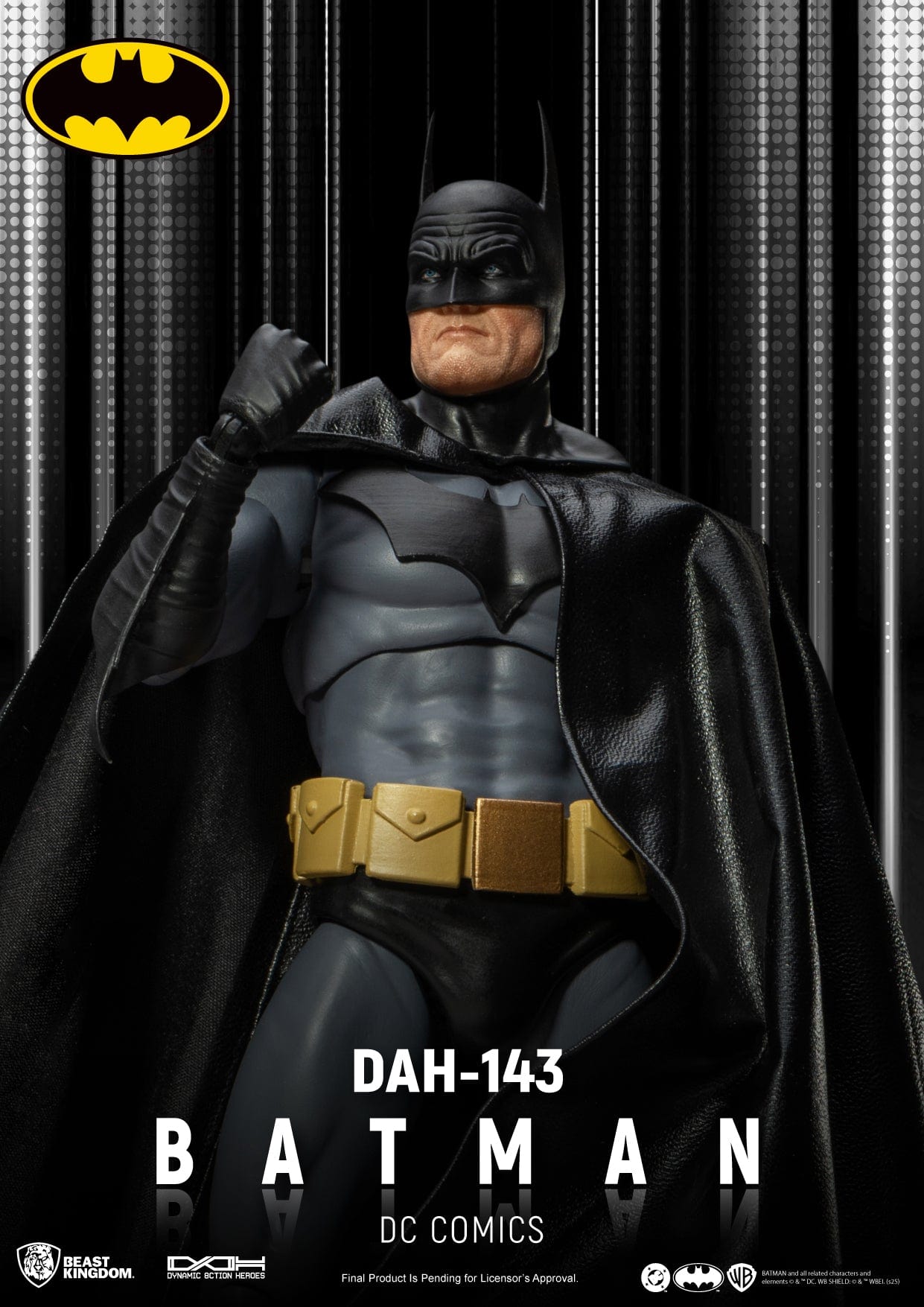 Beast Kingdom Dynamic 8ction Heroes DC Comics DAH-143 Batman Action Figure