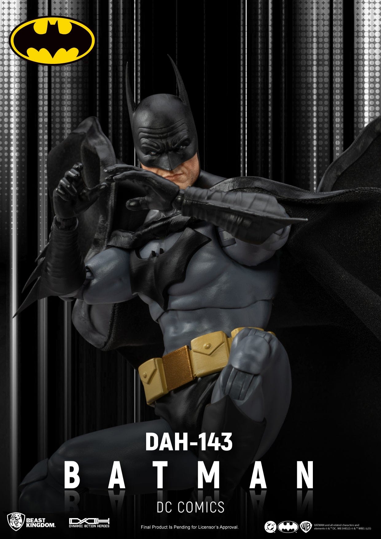 Beast Kingdom Dynamic 8ction Heroes DC Comics DAH-143 Batman Action Figure