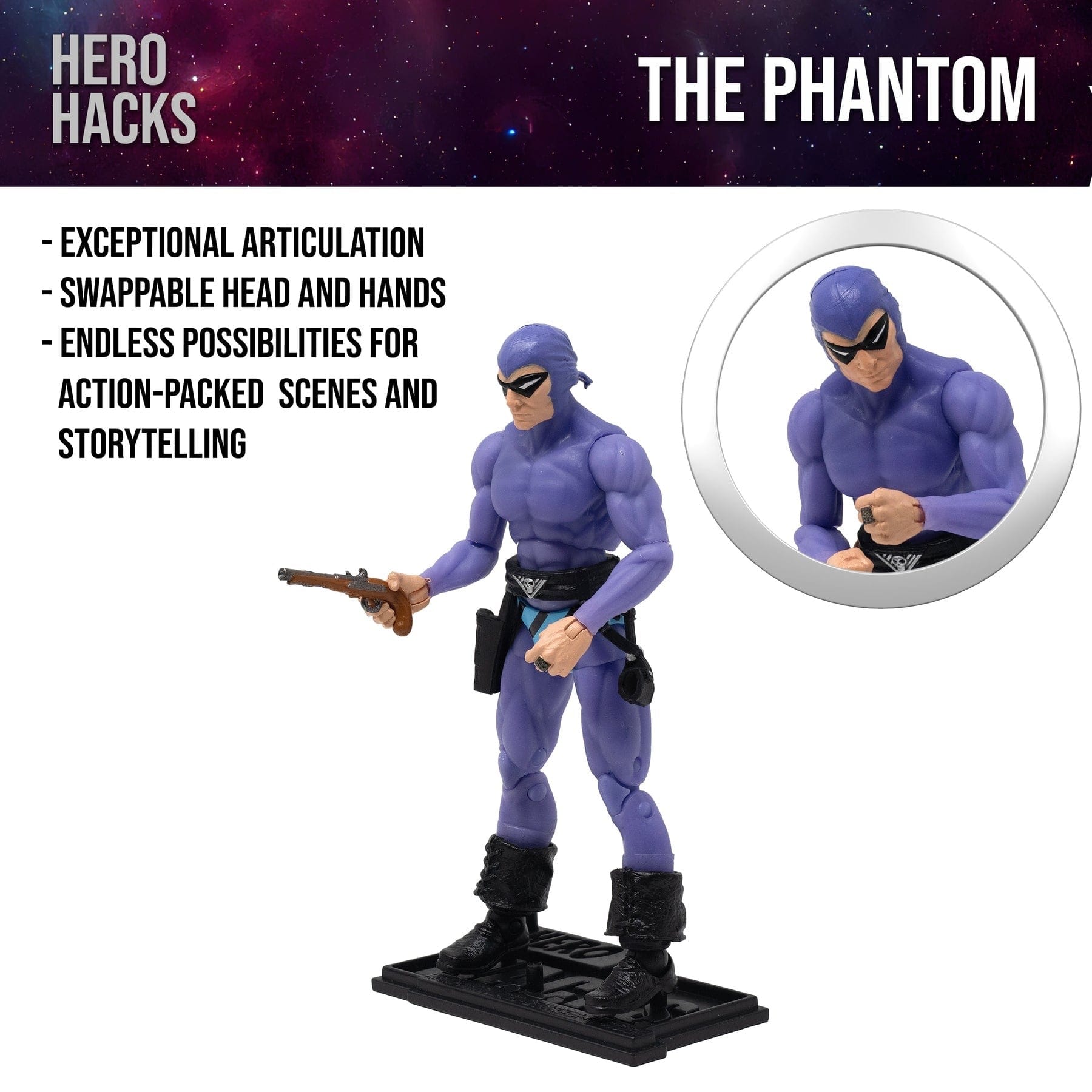 Boss Fight Studio Hero H.A.C.K.S. Phantom 11th Phantom Action Figure