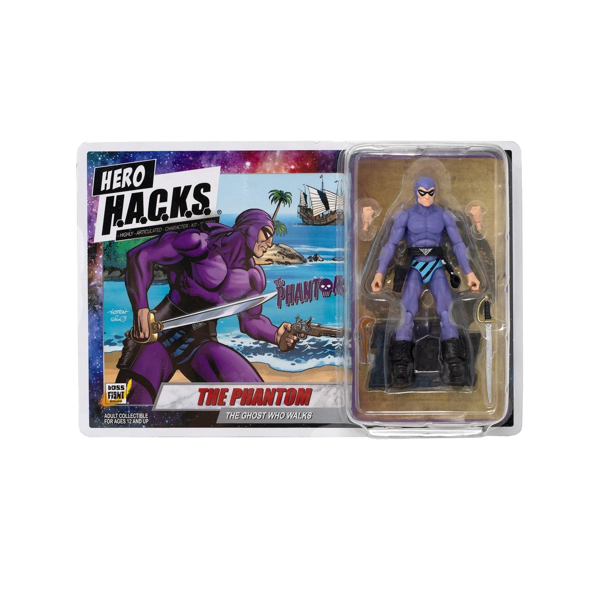 Boss Fight Studio Hero H.A.C.K.S. Phantom 11th Phantom Action Figure
