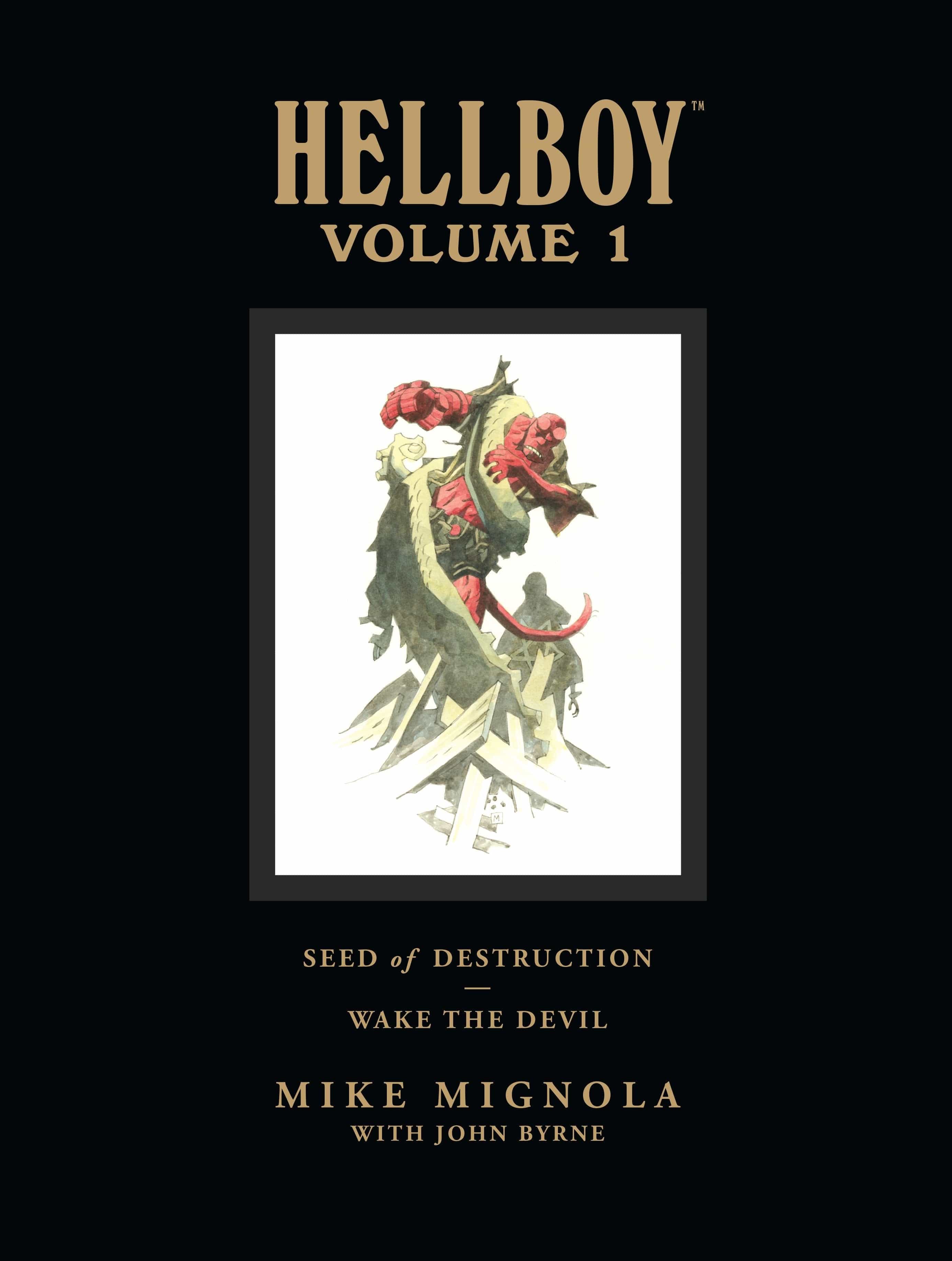 Dark Horse Comics Hellboy Library Volume 1: Seed of Destruction and Wake the Devil
