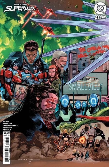 DC Comics, Inc. Absolute Superman #25 Cover H Rafa Sandoval Left Connecting Card Stock Variant