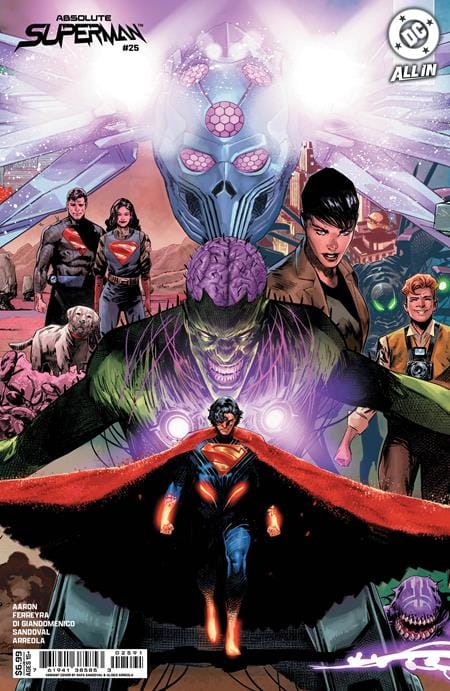 DC Comics, Inc. Absolute Superman #25 Cover I Rafa Sandoval Middle Connecting Card Stock Variant
