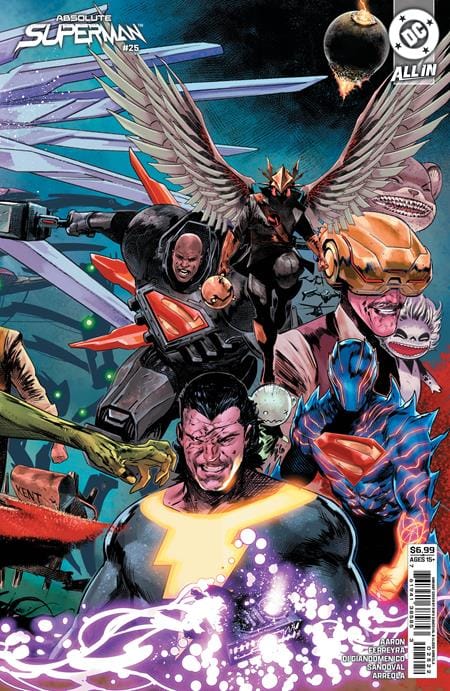 DC Comics, Inc. Absolute Superman #25 Cover J Rafa Sandoval Right Connecting Card Stock Variant