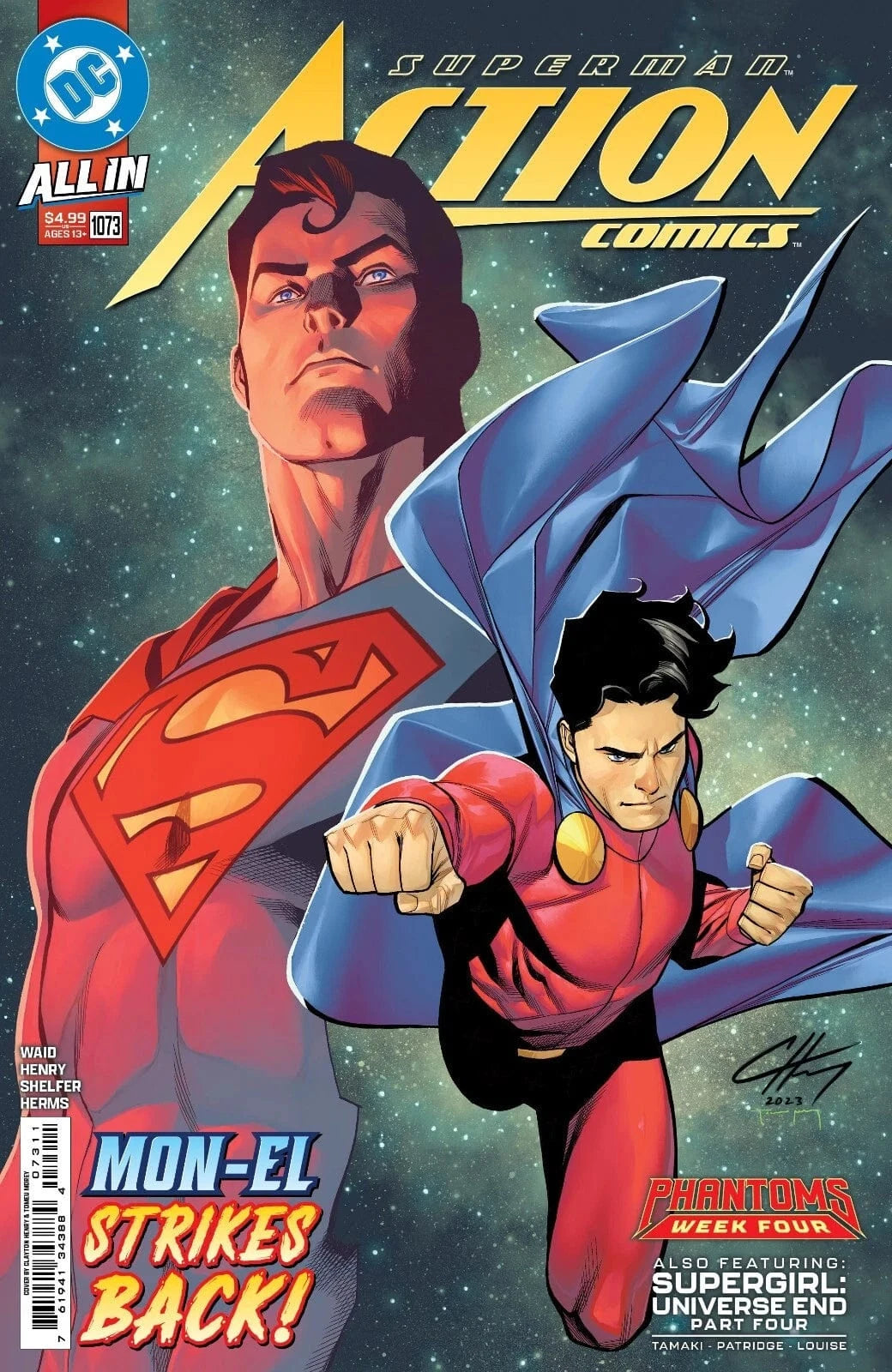 DC Comics, Inc. Action Comics #1070 1071 1072 1073 Cover A Clayton Henry Set (Phantoms)