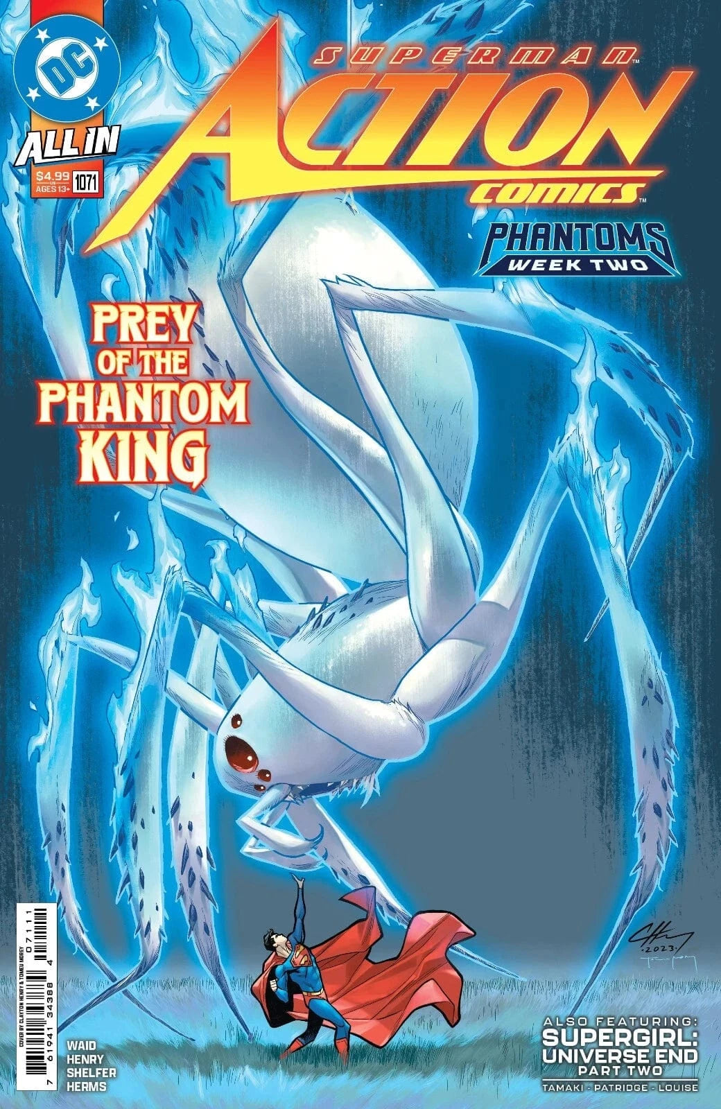 DC Comics, Inc. Action Comics #1070 1071 1072 1073 Cover A Clayton Henry Set (Phantoms)