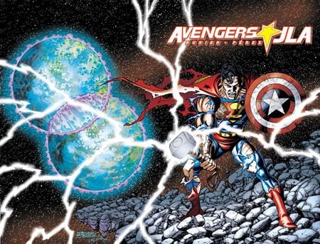 DC Comics, Inc. Avengers/JLA #4 Facsimile Edition Cover A George Perez Wraparound