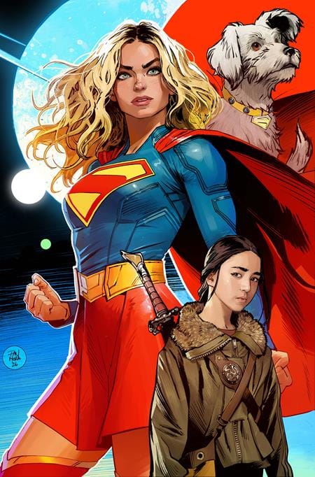 DC Comics, Inc. Batman Superman Worlds Finest #52 Cover D Dan Mora Supergirl Movie Card Stock Variant