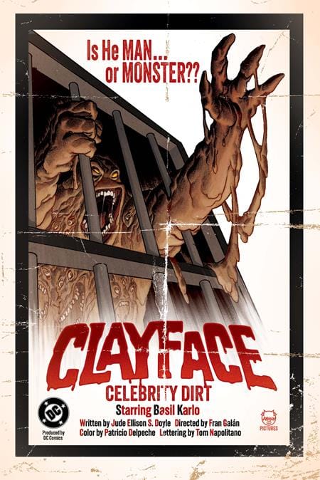 DC Comics, Inc. Clayface Celebrity Dirt #1 (of 6) Cover C Dave Johnson Card Stock Variant